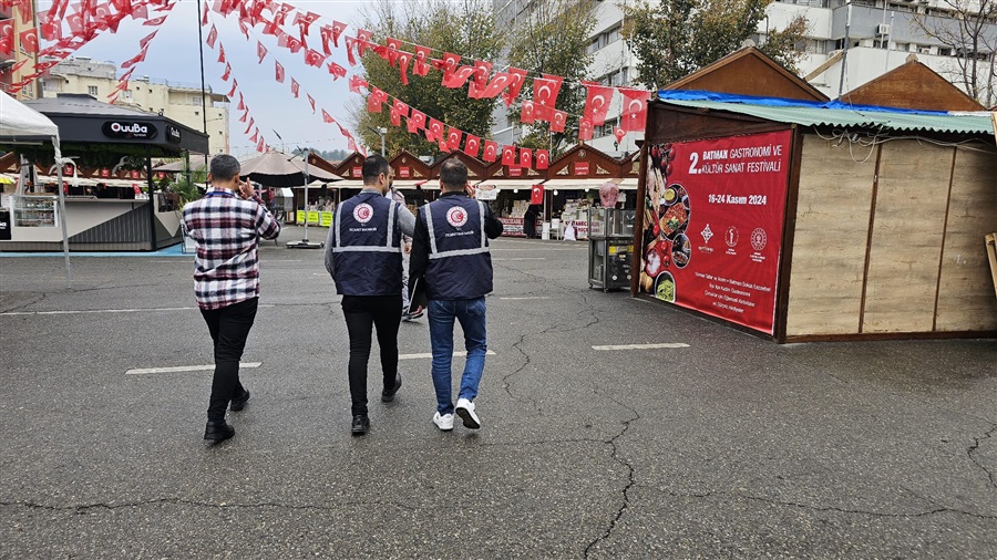 GASTRONOMİ FESTİVALİNDE FİYAT ETİKETİ DENETİMİ YAPILDI