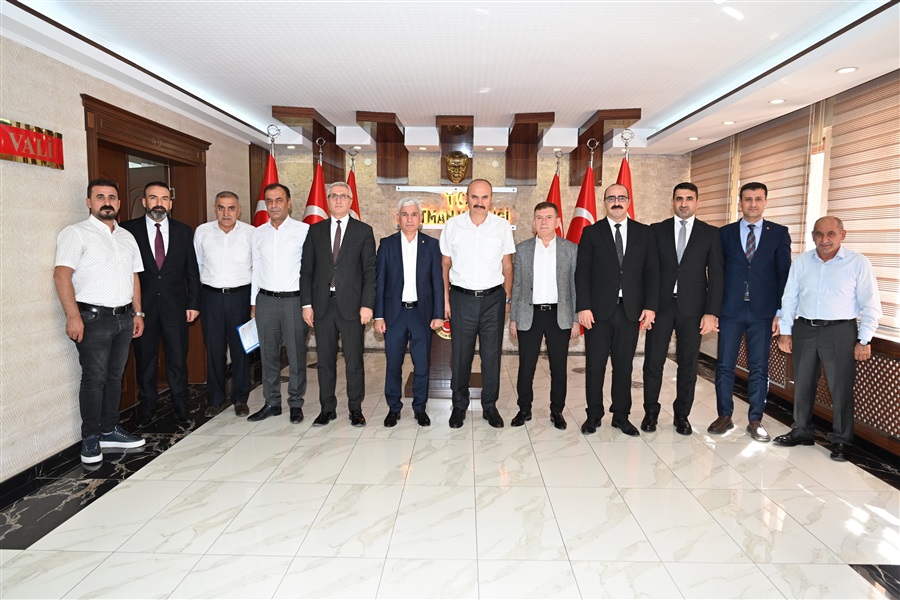 VALİMİZ, AHİLİK HAFTASI KUTLAMA KOMİTESİNİ KABUL ETTİ