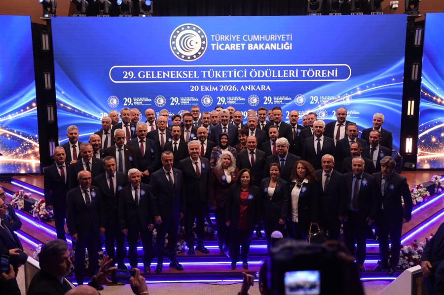 29. GELENEKSEL TÜKETİCİ ÖDÜLLERİ ANKARA’DA SAHİPLERİNİ BULDU